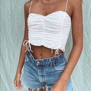 electric love white top